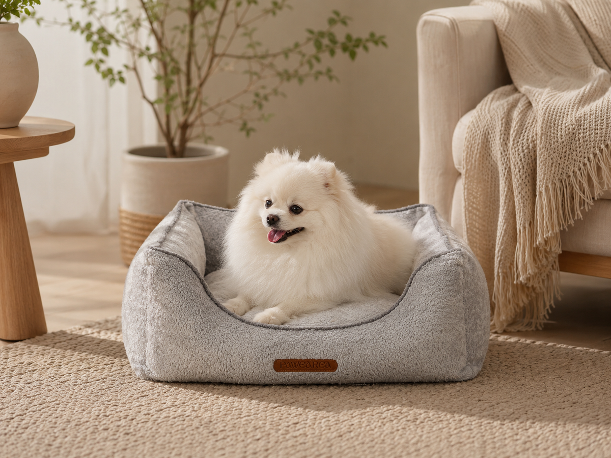 Hund entspannt im Euphoria Hundebett